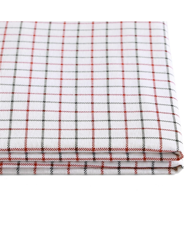 Tommy Hilfiger Printed Flannel -Pc. Sheet Set