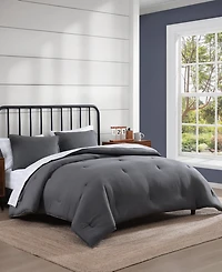 Tommy Hilfiger Solid Microfiber 7-Pc. Comforter Set, Full/Queen