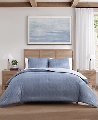 Tommy Hilfiger Classic Texture Cotton 3-Pc. Duvet Cover Set