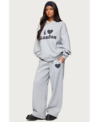 Edikted Women's I Heart London Hoodie