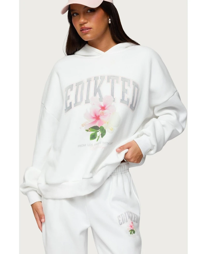 Edikted Womens Fleura Hoodie
