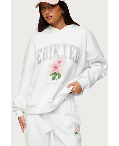 Edikted Womens Fleura Hoodie