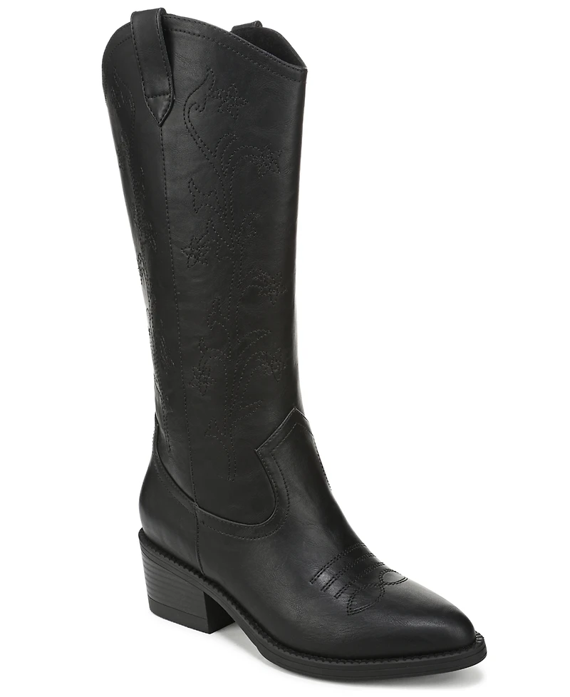 Blowfish Malibu Women's Radio Almond Toe Knee High Western Boots