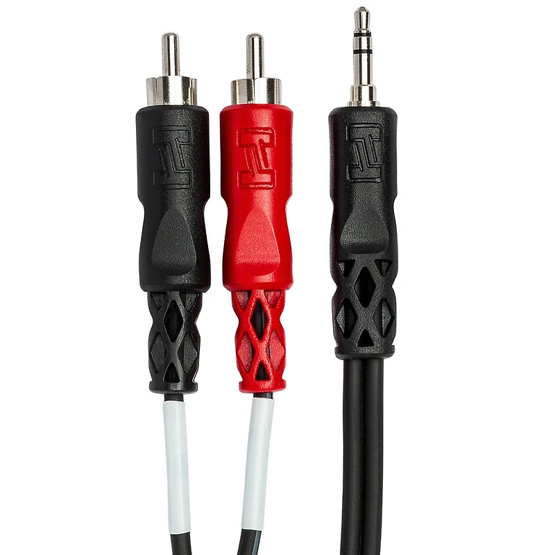 Hosa Technology Hosa Cmr-206 3.5 mm Trs to Dual Rca Stereo Breakout Cable, 6 Feet,Black