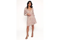 Petal and Pup Women's Sylvia Long Sleeve Mini Dress