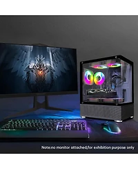 Ipason Gaming Pc Desktop - Intel Core i5 , Radeon Rx 590 8GB, 16GB Ram, 1TB Ssd, 600M WiFi, Bluetooth 5.0, Rgb Bt Sound Bar, Windows 10 Home