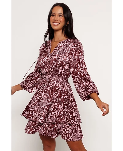 Petal and Pup Womens Wrenley Long Sleeve Mini Dress
