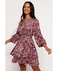 Petal and Pup Womens Wrenley Long Sleeve Mini Dress