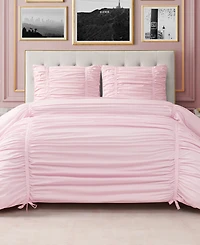 Juicy Couture Ribbon Ruched 2-Pc. Comforter Set, Twin/Twin Xl