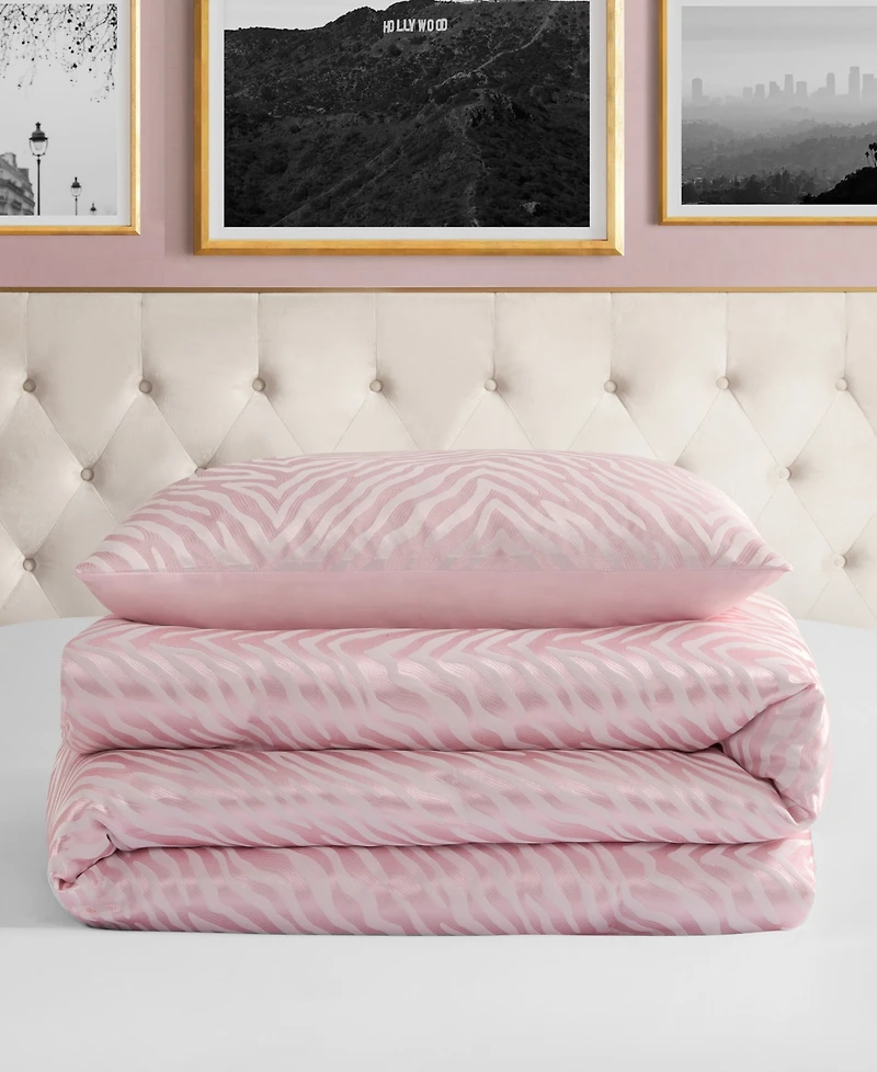 Juicy Couture Sparkle Zebra Jacquard 2-Pc. Comforter Set, Twin/Twin Xl