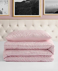 Juicy Couture Sparkle Zebra Jacquard 2-Pc. Comforter Set, Twin/Twin Xl