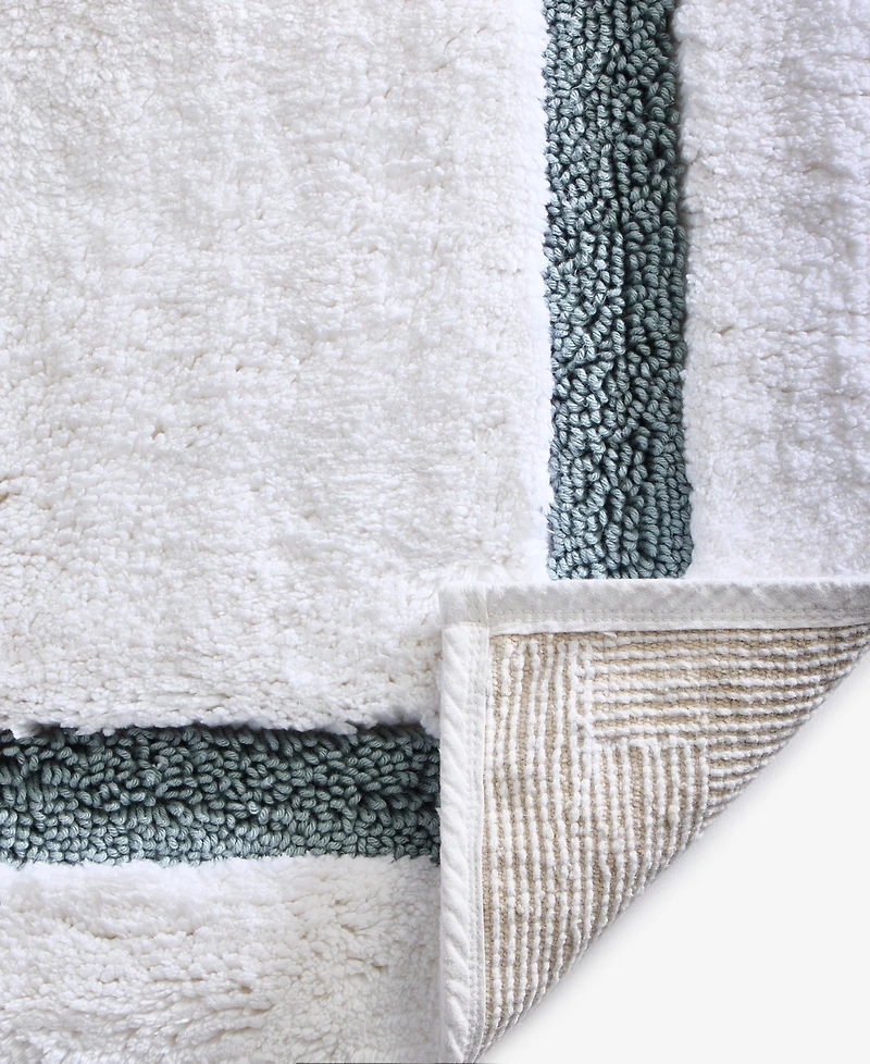 Hotel Collection Linea Cotton Bath Rug, 20" x 34"