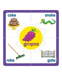 Scholastic Beginning To Read Puzzle Set with Vowels, Rhyming, and Sounds - Set of 3