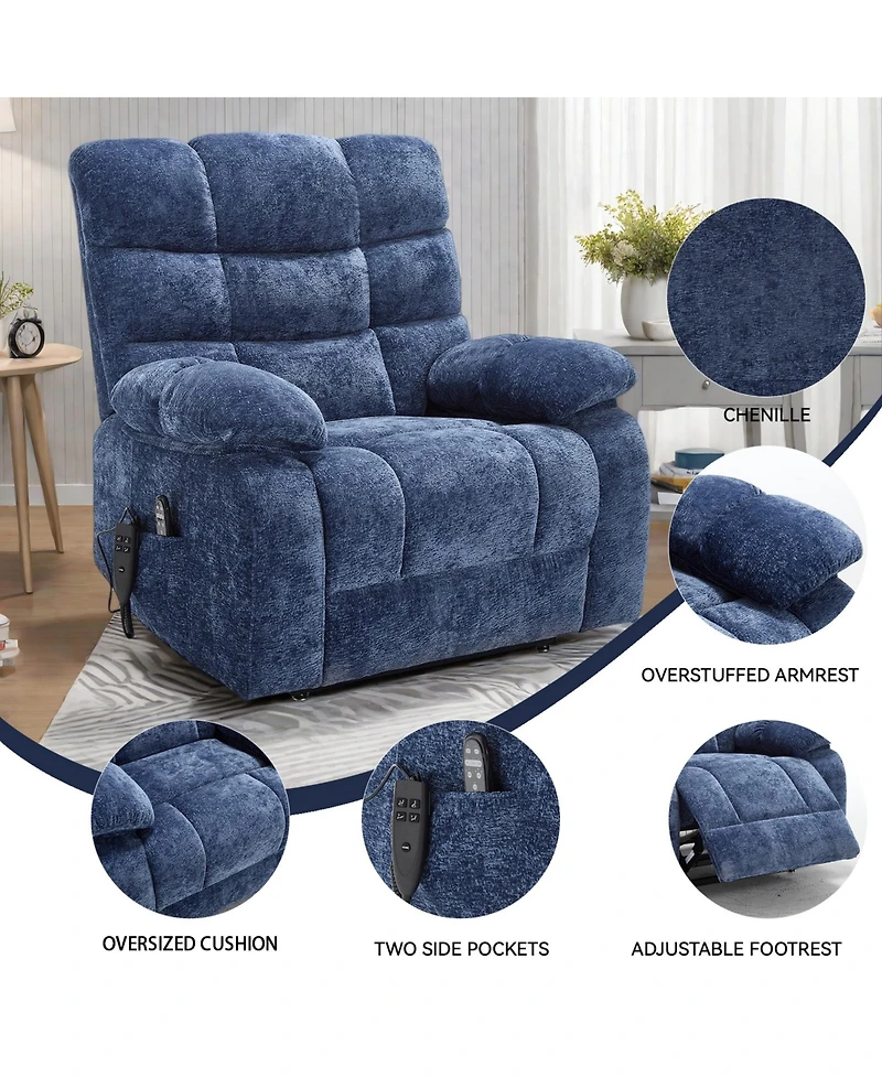 Boyel Living Power Lift Recliner Chair Recliners for Elderly with Heat and Massage Recliner Chair