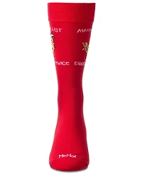 MeMoi Men's Chicken It Twice Crew Socks