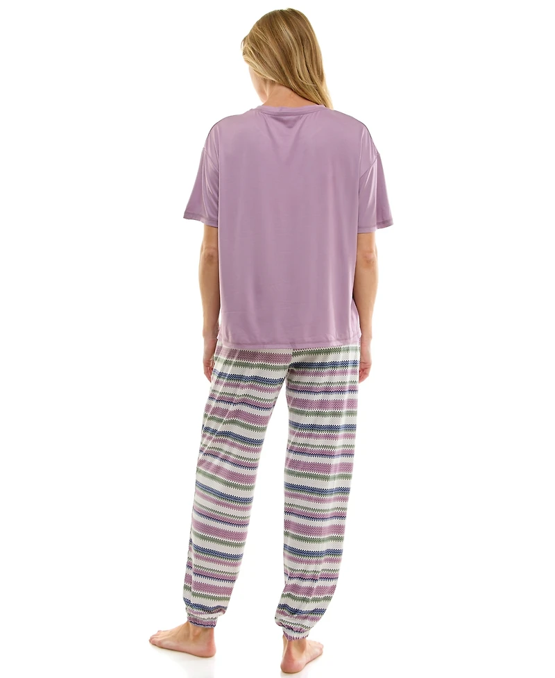 Roudelain Women's Drop Shoulder Crew Neck T-Shirt