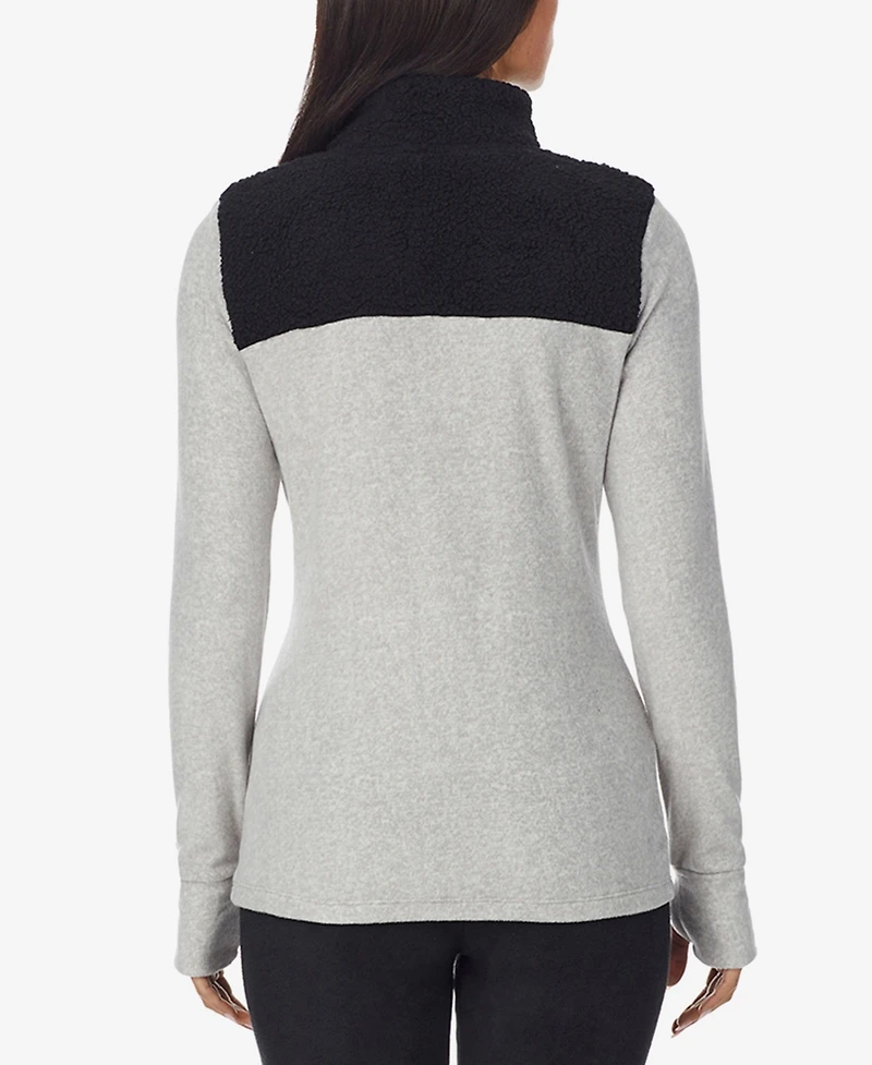 Cuddl Duds Women's Fleecewear Pull-On Top