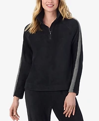 Cuddl Duds x Jennifer Lake Fleecewear with Stretch Half-Zip Pullover