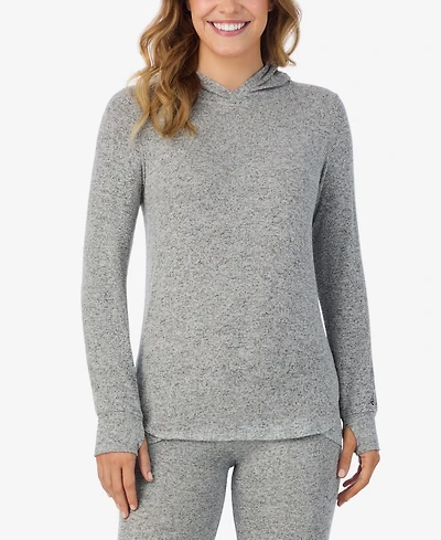 Cuddl Duds Petite Long Sleeve Tunic Hoodie