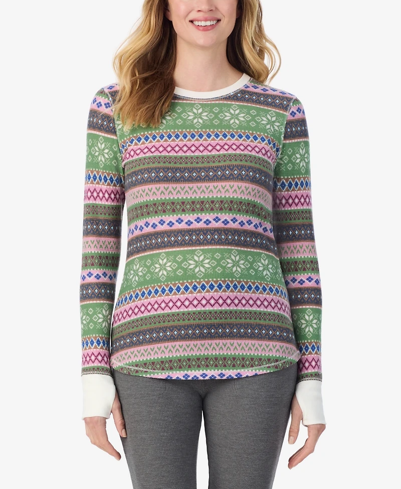 Cuddl Duds Women's Long Sleeve Top