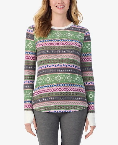 Cuddl Duds Women's Long Sleeve Top