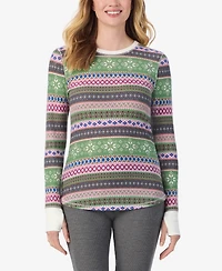 Cuddl Duds Women's Long Sleeve Top