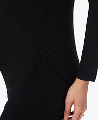 Cuddl Duds Petite Maternity Ballet Neck Long Sleeve Top