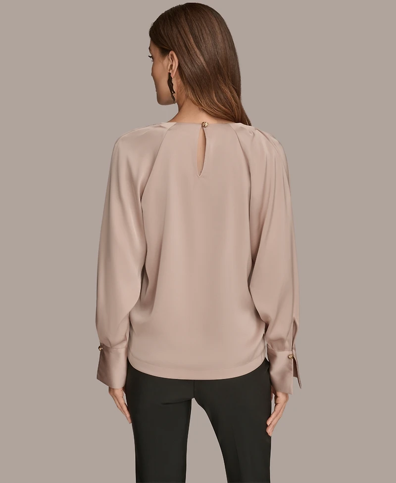 Donna Karan New York Women's Round Neck Top