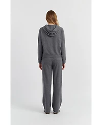 Chinti & Parker Women's Pure Cashmere Zip Hoodie