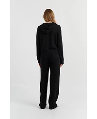 Chinti & Parker Women's Pure Cashmere Zip Hoodie