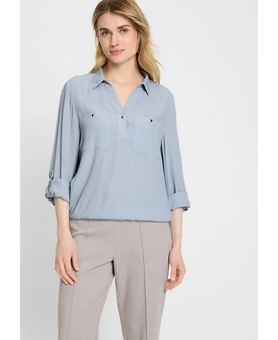 Olsen Collared Blouse