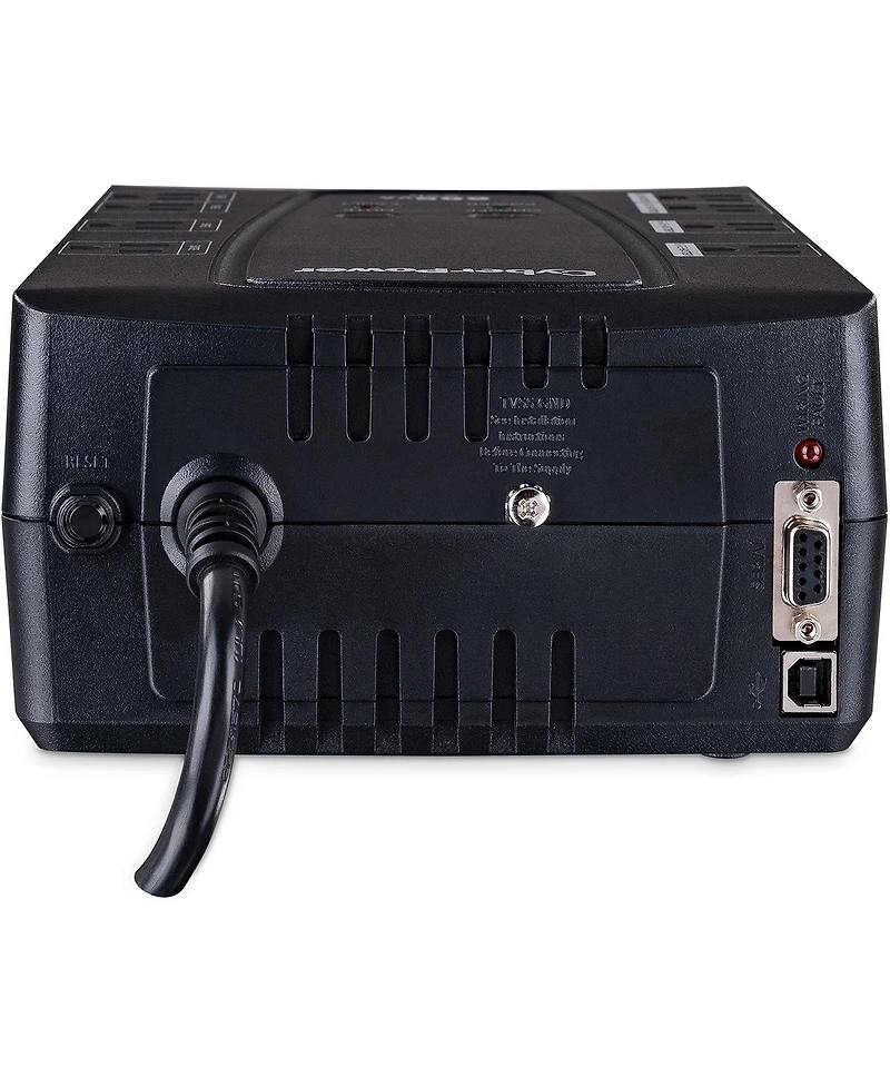 CyberPower Avr Computer Battery Backup, 800VA 450W Ups, 8 Outlets