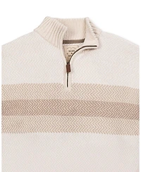 Hope & Henry Men's Organic Half Zip Pullover Sweater