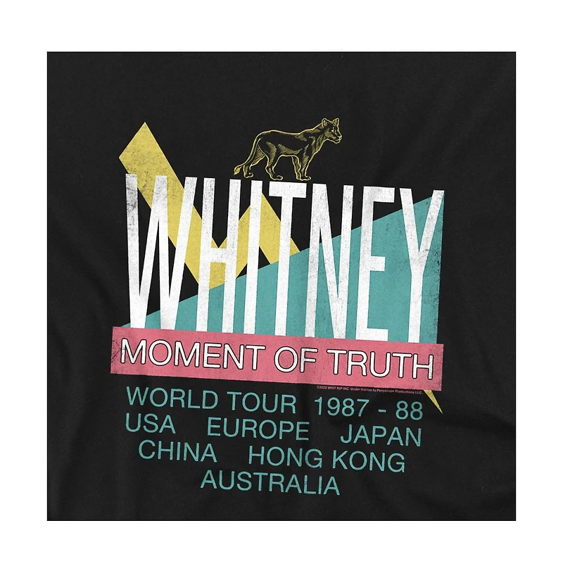 Logovision Men's Whitney Houston Moment of Truth Tour T Shirt
