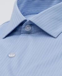 Kenneth Cole Reaction Men's Slim Fit Tonal Stripe Dress Shirt