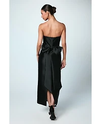 Coast Women's Bandeau Twill Bow Back Bridesmaids Dress