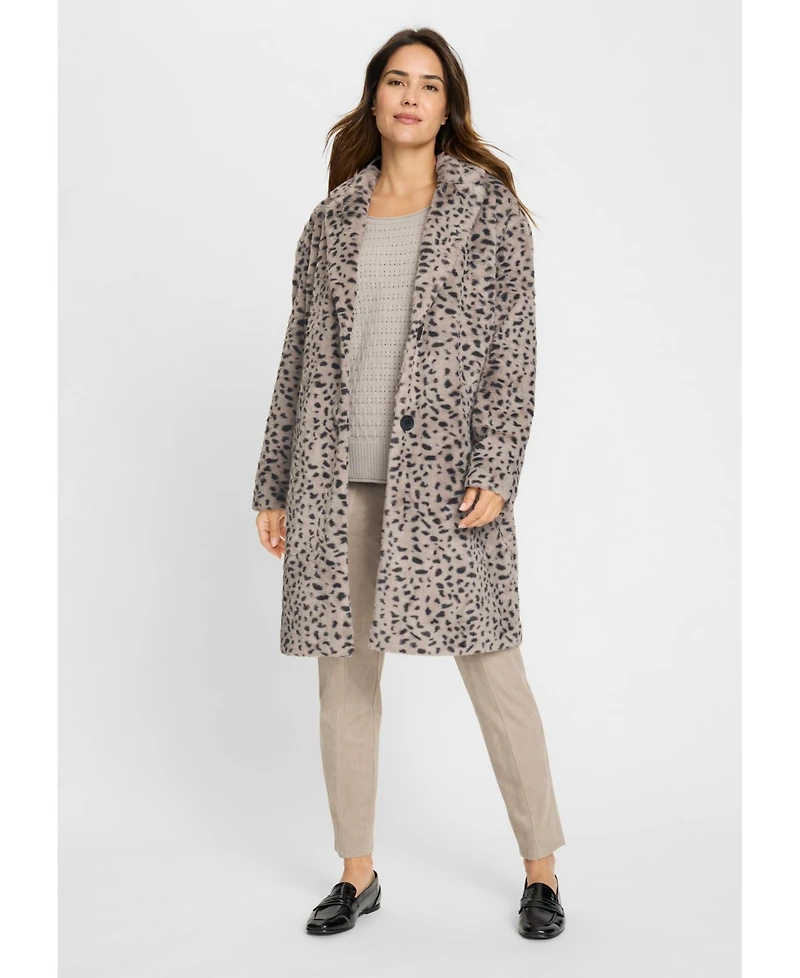 Olsen Women's Faux Fur Coat