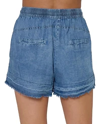 Central Park West Women's Celine Mid Rise Drawstring Shorts