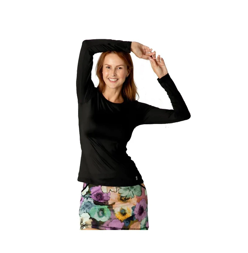 Sofibella Uv Colors Womens Long Sleeve Tennis Shirt