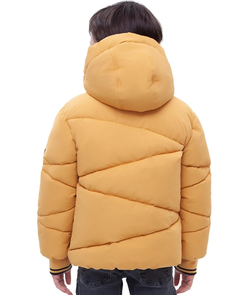 Rokka&Rolla Boys Cozy Grid Puffer Jacket