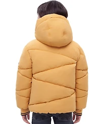 Rokka&Rolla Boys Cozy Grid Puffer Jacket