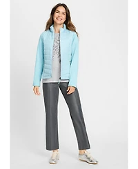 Olsen Women's Mixed Media Jacket