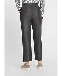 Olsen Mona Fit Straight Leg Coated Pull-On Pant