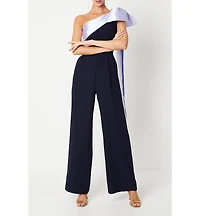 Coast Women's Bow One Shoulder Wide Leg Jumpsuit