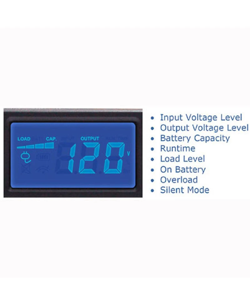 CyberPower Smart App Lcd OR500LCDRM1U 500VA / 300W 1U Rack Simulated Sine Wave Ups