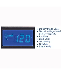 CyberPower Smart App Lcd OR500LCDRM1U 500VA / 300W 1U Rack Simulated Sine Wave Ups