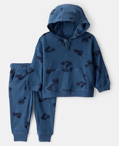 Carter's Baby Boys 2-Piece Long Sleeves Hoodie and Joggers Set