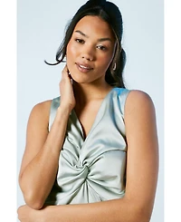 Oasis Women's Satin Bridesmaids Midi Dress