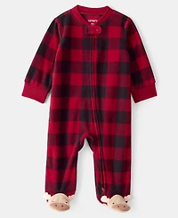 Carter's Baby Boys Reindeer Zip-Up Sleep and Play Coverall