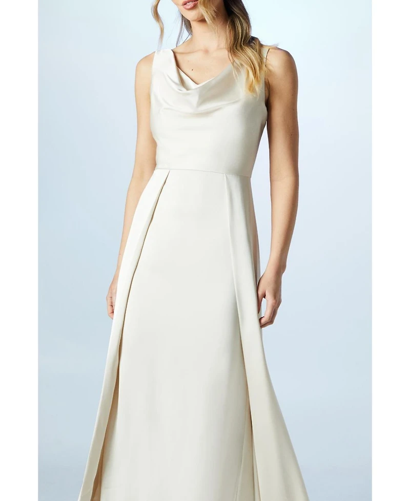 Coast Sleeveless Cowl Neck Bridesmaid Dress